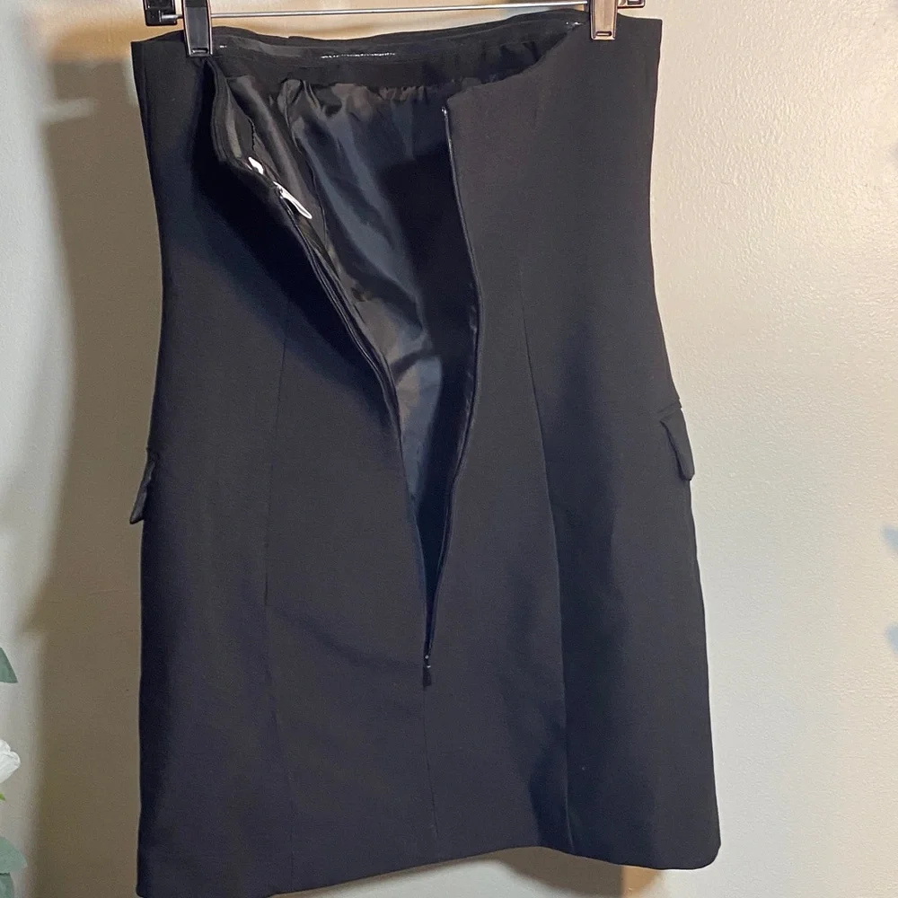 H&M Elegant Black Double-Breasted Pencil Dress - Picture 3 of 4